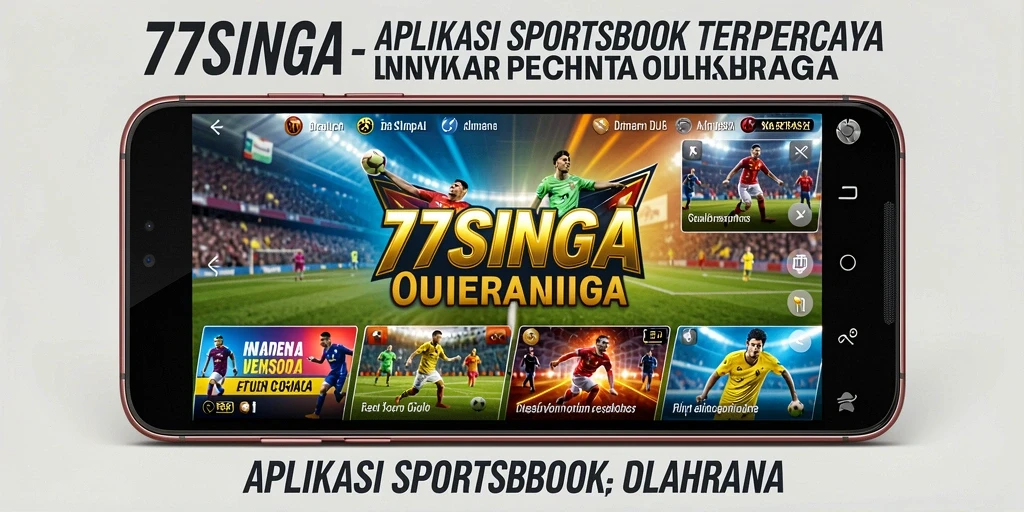 Tampilan gameplay Sportsbook yang menarik di aplikasi 77SINGA.