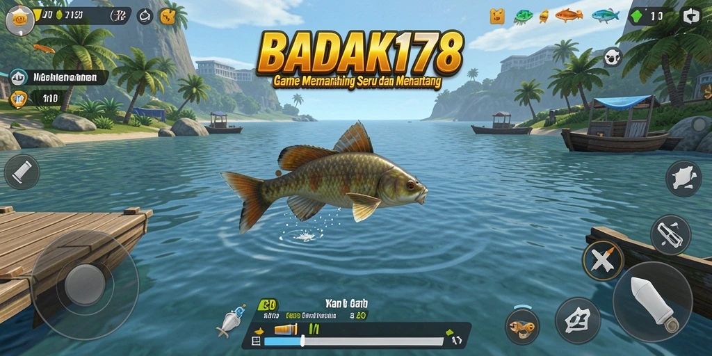 Tangkapan ikan yang luar biasa di BADAK178.