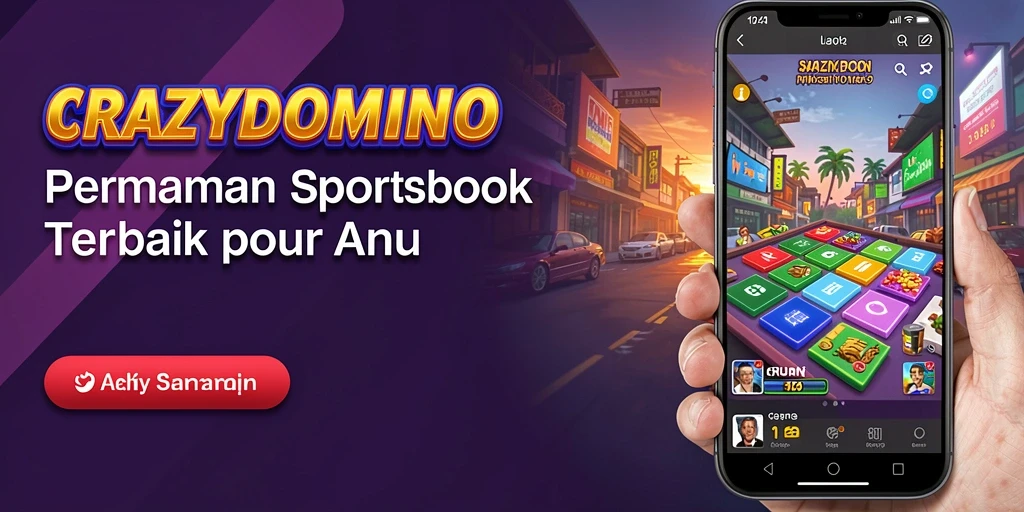 Tampilkan gameplay seru dari CRAZYDOMINO yang menarik.