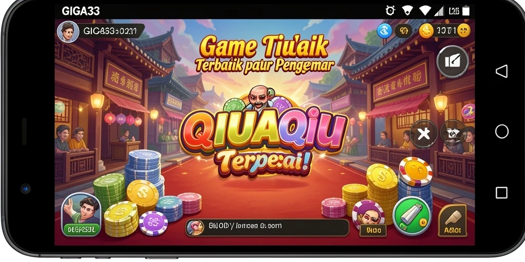 Tampilan gameplay seru dalam GIGA33 yang penuh tantangan QiuQiu.
