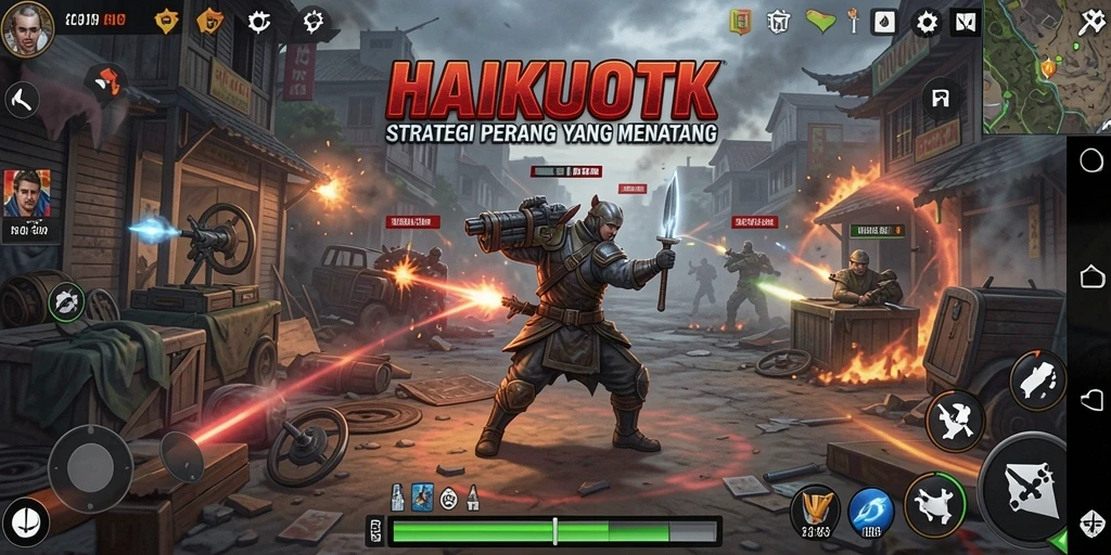 Tampilan gameplay SLG yang mendebarkan di HAIKUOTK.