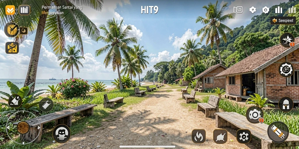 Tampilan permainan HIT9 yang menarik dan penuh warna.