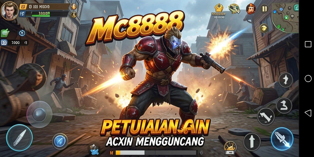 Tampilan gameplay aksi yang mendebarkan di MC888.