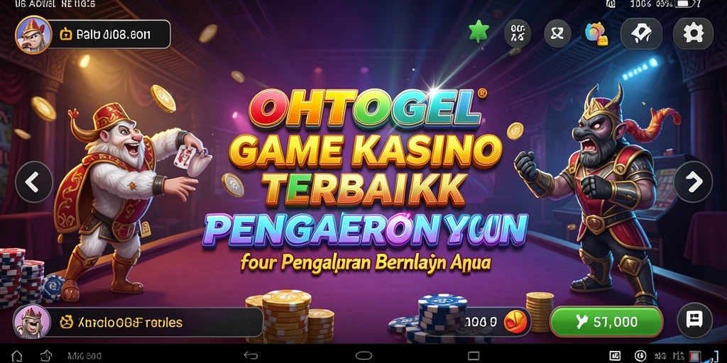 Tampilan gameplay OHTOGEL yang memukau dengan pengalaman Kasino interaktif.