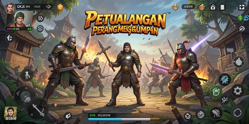 Tampilan permainan ARPG yang menakjubkan di OKJK.