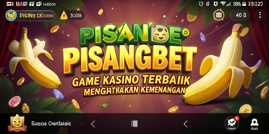 Tampilan gameplay PISANGBET yang mendebarkan di kasino digital.