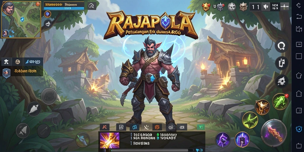 Tangkapan layar permainan ARPG yang intens dan seru.