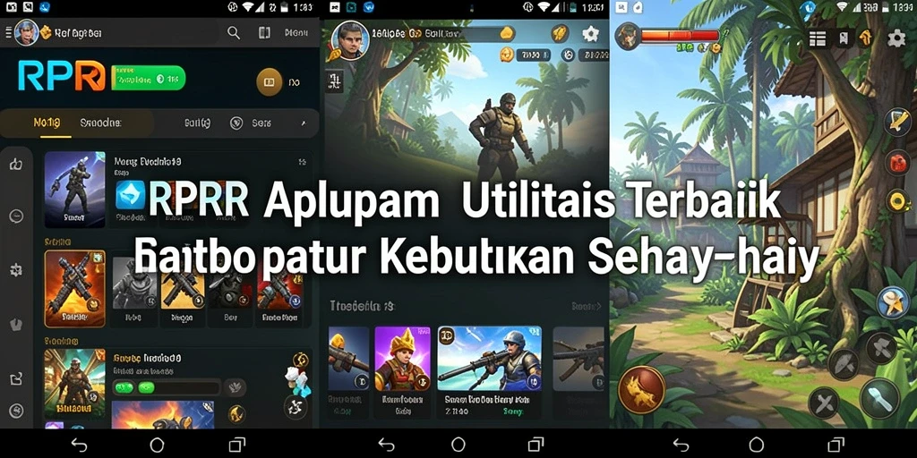 Tampilan antarmuka RPRR yang modern dan fungsional.