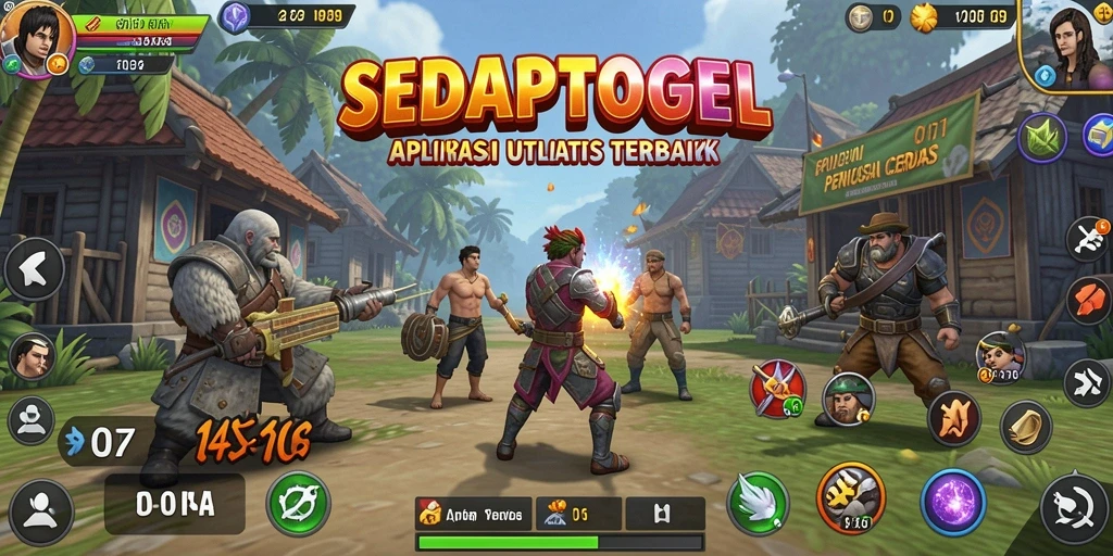 Tampilan antarmuka SEDAPTOGEL yang intuitif dan mudah digunakan.