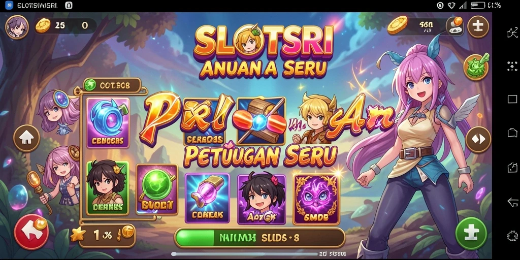 Tampilan gameplay SLOTSRI yang menarik dan penuh aksi.