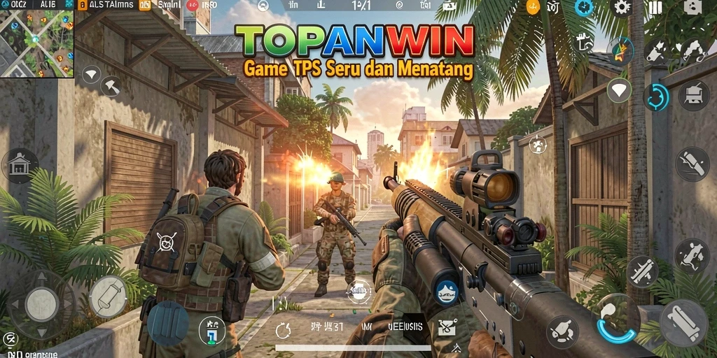 Screenshot gameplay TPS yang menampilkan aksi seru dalam TOPANWIN.