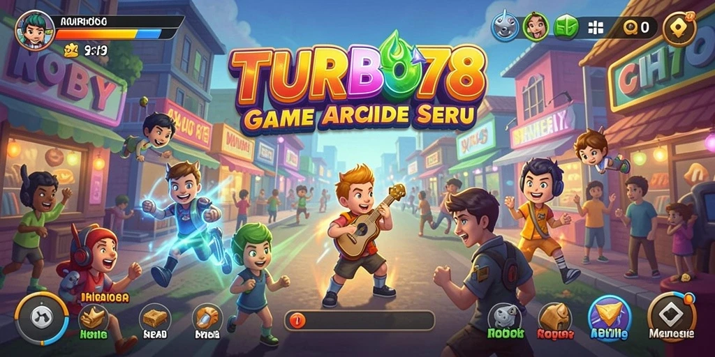 Tampilan gameplay seru dan menantang di TURBO78.