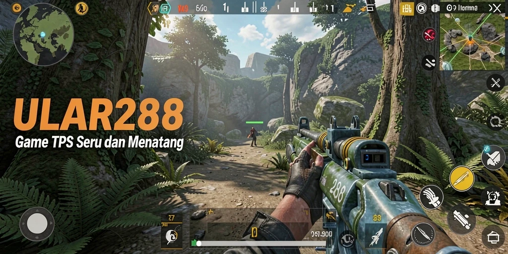 Tampilkan gameplay ULAR288 yang seru di medan perang TPS.