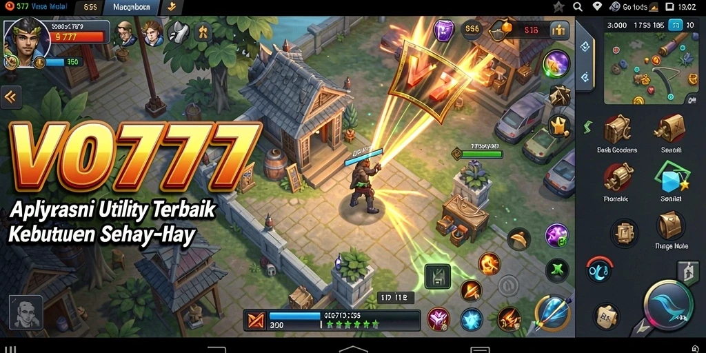 Tampilan aplikasi VO777 yang sederhana dan fungsional.