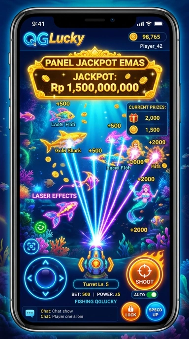 Fitur pencarian cepat di qglucky membantu menemukan aplikasi dengan mudah.